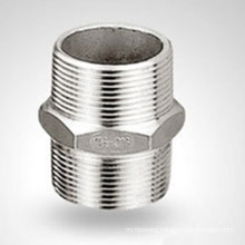 Bsp / NPT Threaded Screwed Stainless Steel Hex Nipples